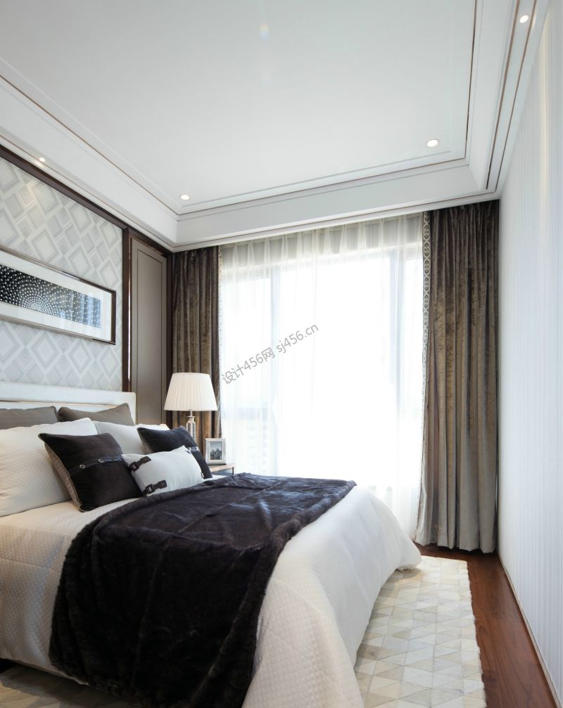 101平米现代风格三室两厅卧室装修效果图