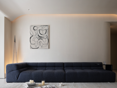 万科未来城简约风格125平米装修案例