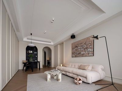 宋都柏悦府现代风格122平米装修案例