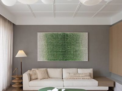 华侨城欢乐滨江现代风格118平米装修案例