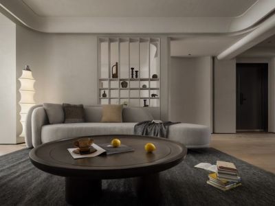 碧桂园如山湖城现代风格123平米装修案例