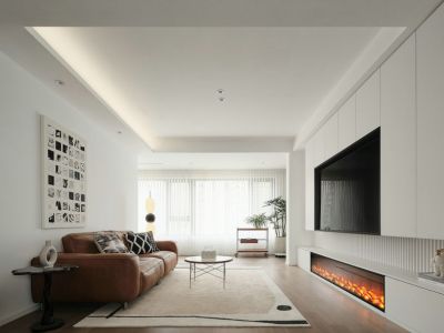 紫麒府现代风格125平米装修案例