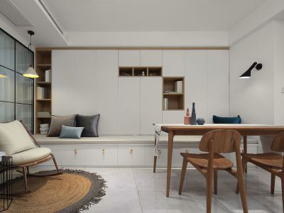 君华新城78平简约风格二居室装修案例