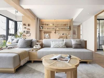 棕榈彩虹135平简约风格三居室装修案例