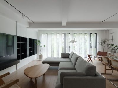 雅居乐山海郡124平简约风格三居室装修案例