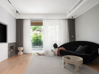 奕翠园75平简约风格二居室装修案例