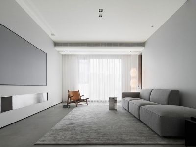 优越香格里115平简约风格三居室装修案例