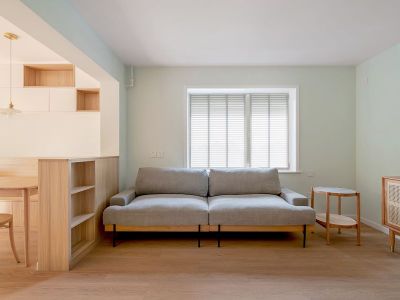 万科翡翠天誉77平简约风格二居室装修案例