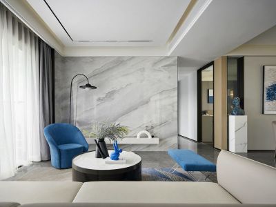 万科·玉玲珑现代风格125平米装修案例