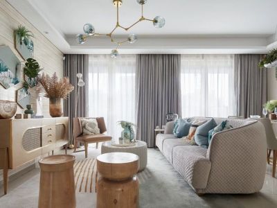 长江悦府现代风格119平米装修案例