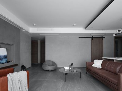 泊印澜庭现代风格120平米装修案例