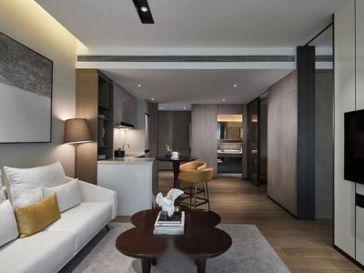 中海·阅狮山现代风格130平米装修案例