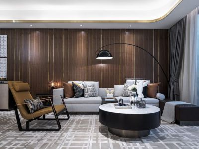 美的南山·云悦天境现代风格128平米装修案例