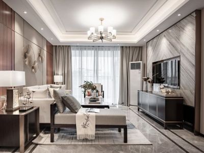 苏州樾府新中式风格135平米装修案例