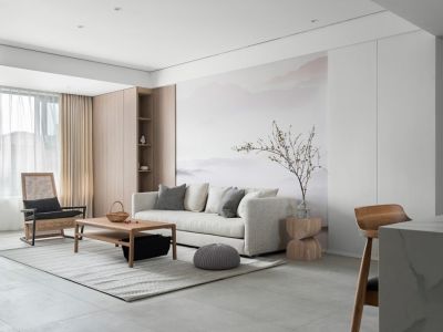 万科北营社区125㎡三居室现代风格装修案例