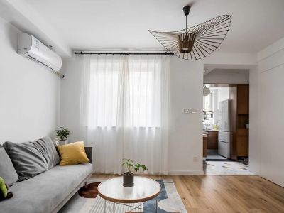 国樾龙城湾70平二居室现代风格装修案例