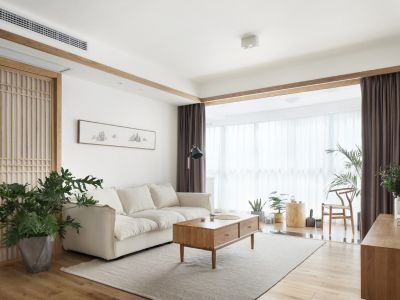 中海国际100平三居室北欧风格装修案例