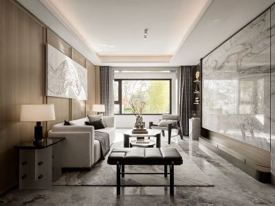 金基雅玥现代风格125平米装修案例