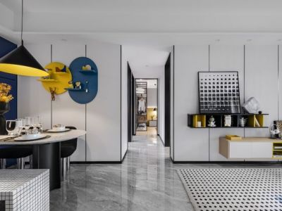 佳源国际天域北欧风格120平米装修案例