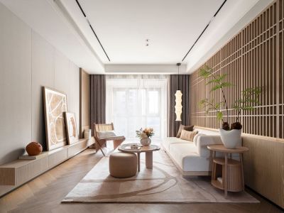 栖香苑简约风格133平米装修案例