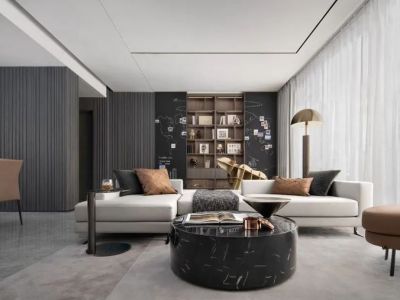 澳海雍宁府现代风格133平米装修案例