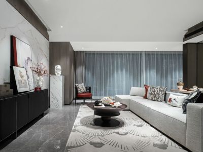 鲁能·雲璟现代风格142平米装修案例