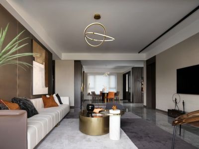 金科·集美江山现代风格128平米装修案例