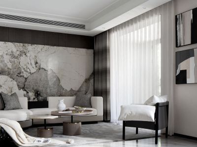 永隆·滨利阳光现代风格138平米装修案例