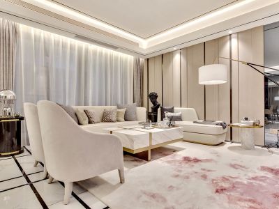 德信珑玺台北欧风格120平米装修案例