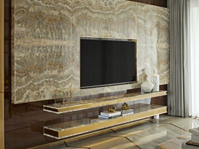 星岸城现代风格135平米装修案例