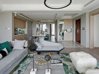 深业·喜悦城现代风格120平米装修案例