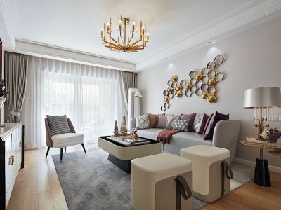 融耀新城现代风格118平米装修案例