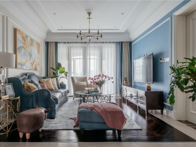 阳光城檀悦126平米美式风格四室两厅装修案例