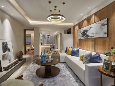 徐州保利云上简约风格122平米装修案例