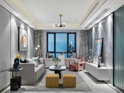 半山华府122平现代风格装修案例