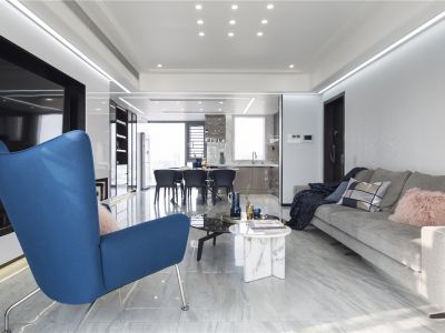 万科高第125平米现代风格四室两厅装修案例