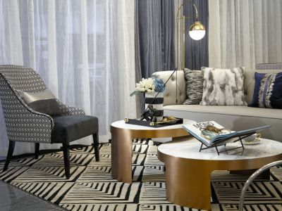 泰禾金尊府现代风格122平米装修案例