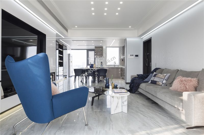 125平米现代风格四室两厅客厅装修效果图