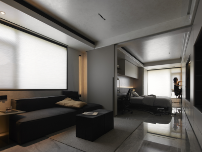 光明璟宸现代风格74平米装修案例