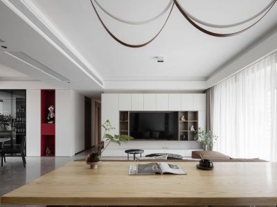 雅乐云庭现代风格117平米装修案例