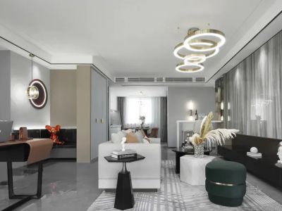 前山澜庭现代风格130平米装修案例