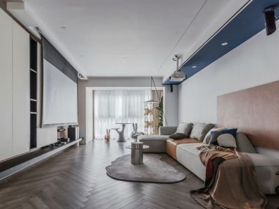 泰禾华发姑苏院子现代风格118平米装修案例