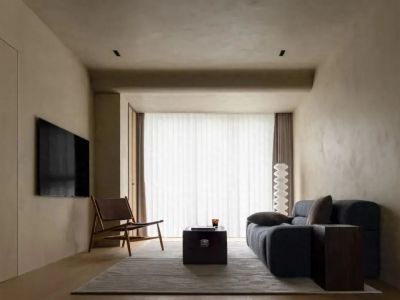 新里城西斯莱公馆B区102平极简三居装修案例