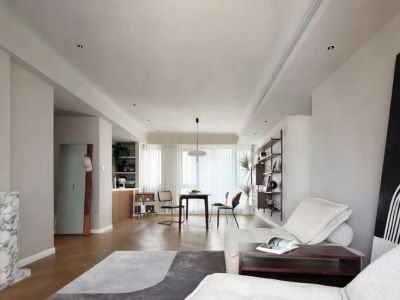 北辰天骄简约风格98平米装修案例