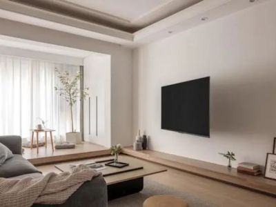 恒新公馆107平米简约三室一厅装修案例