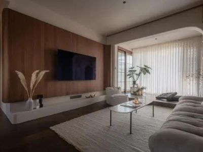 铂宫时代93平现代三居室装修案例