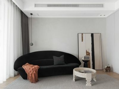 金陵中環简约风格76平米装修案例