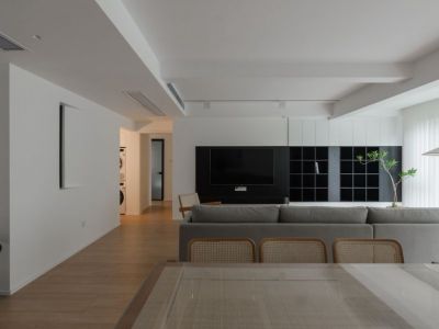 华宇·林湖雅舍现代风格130平米装修案例