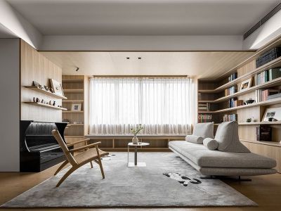 中海钟山印简约风格118平米装修案例