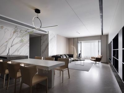 锦艺·昆明之光现代风格128平米装修案例